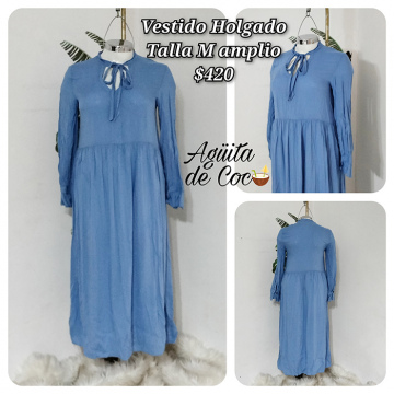Vestido Holgado Talla M Amplio (28)