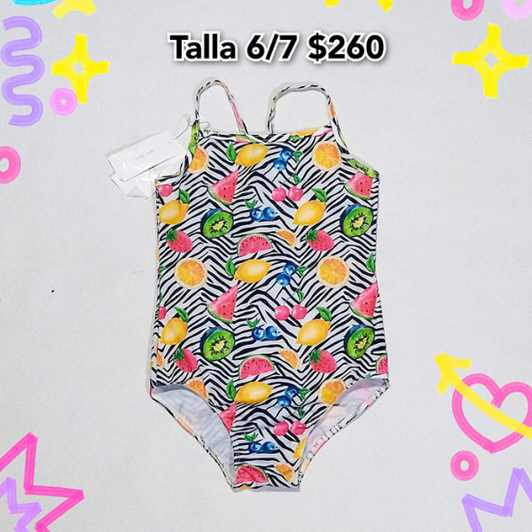 Trajes de Baño para Niña Talla 6 a 8 (15)